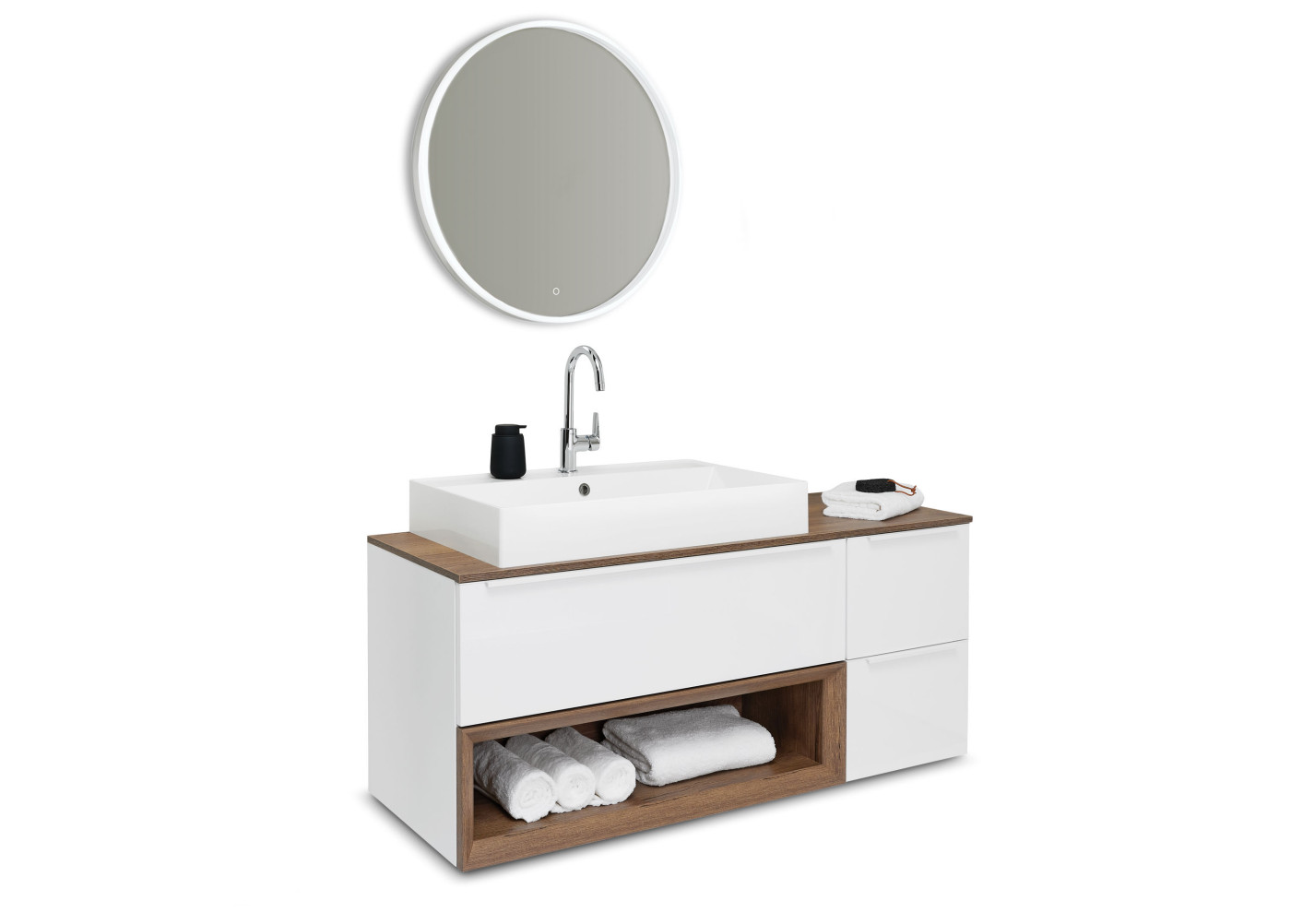 Badkombination MAINAU in weiß