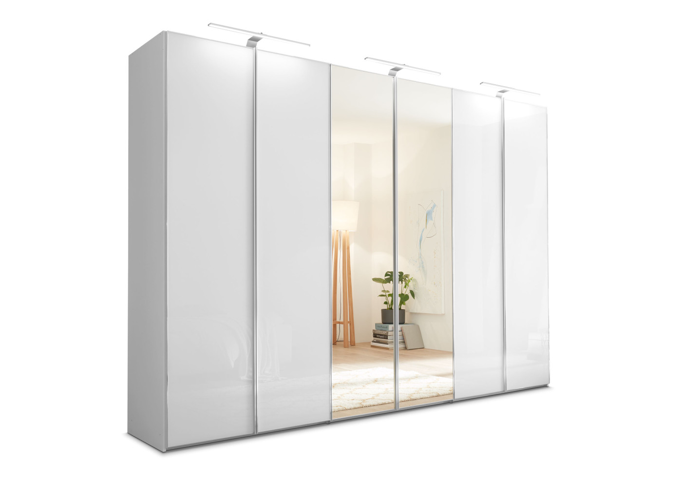 Drehtürenschrank SERENADE in alpinweiß