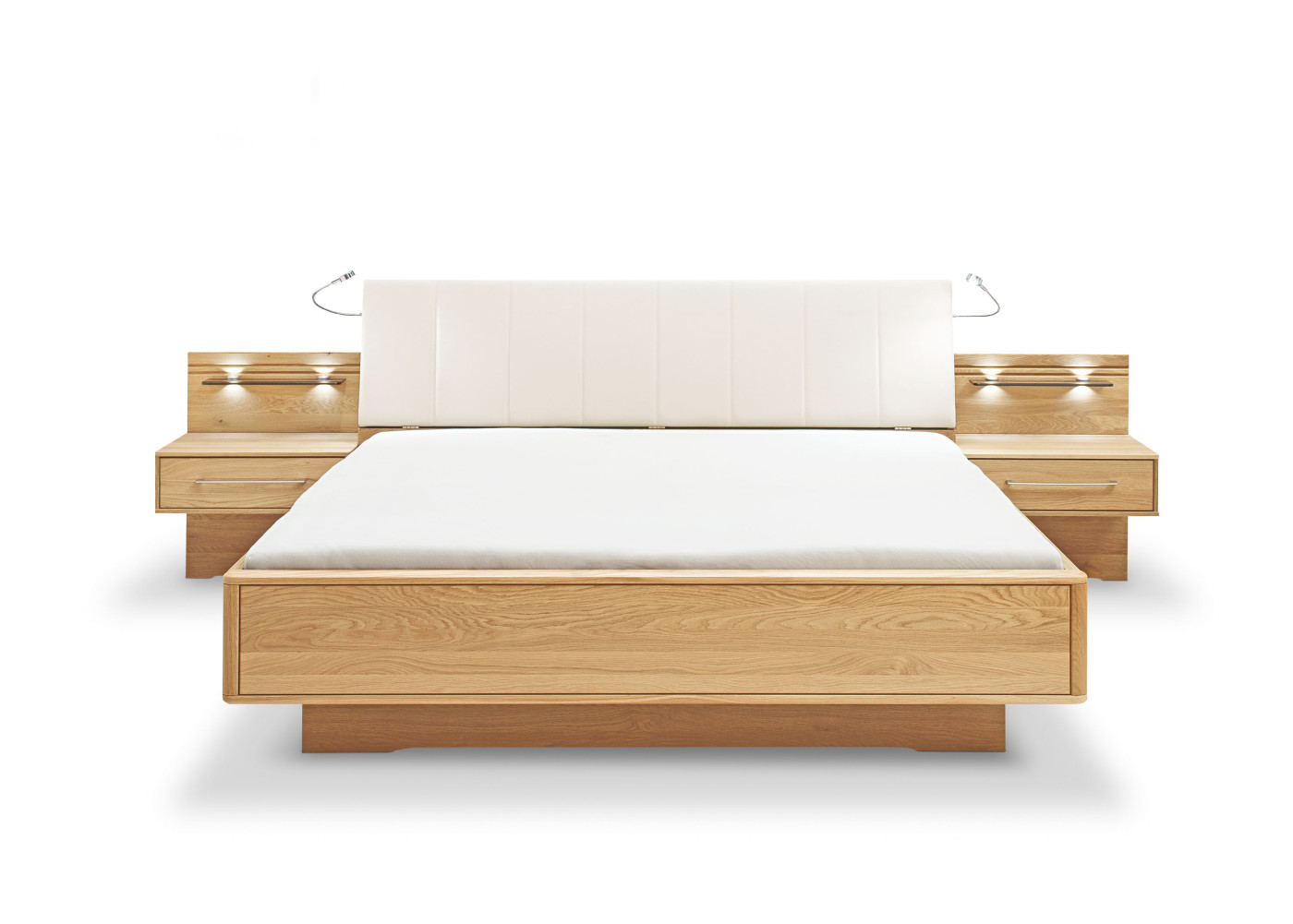 Futonbett SERENA PLUS in eiche - champagner