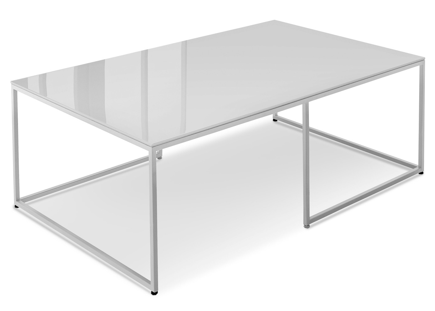 Couchtisch ENSEMBLE GARTA in Rock, Shiny Glas