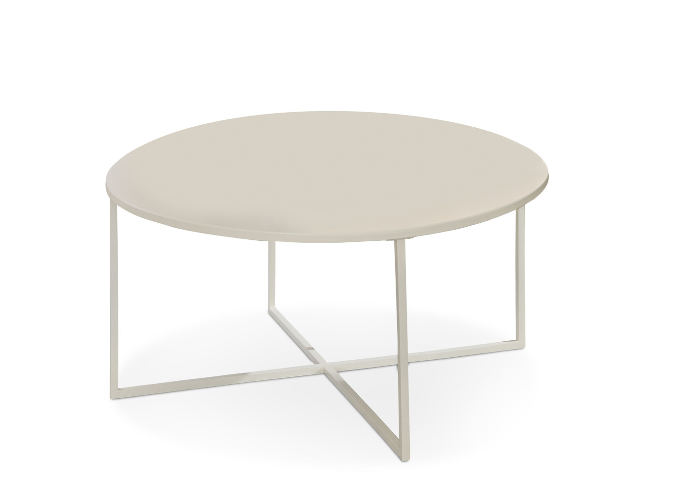 Couchtisch DIAMO in Lack wollweiß