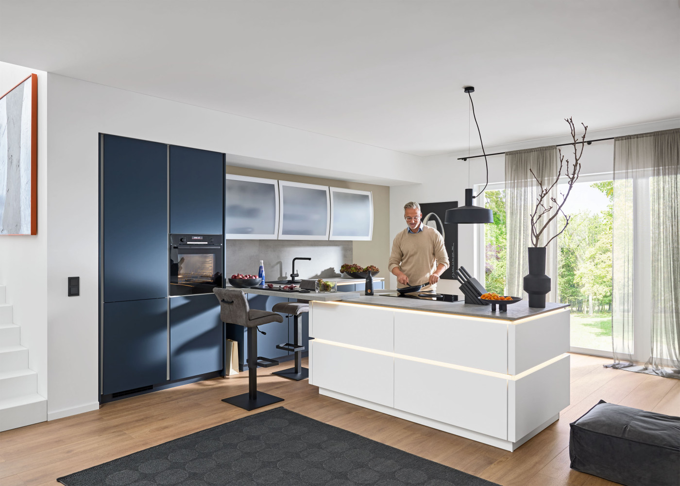 Küche SUNTA in blau