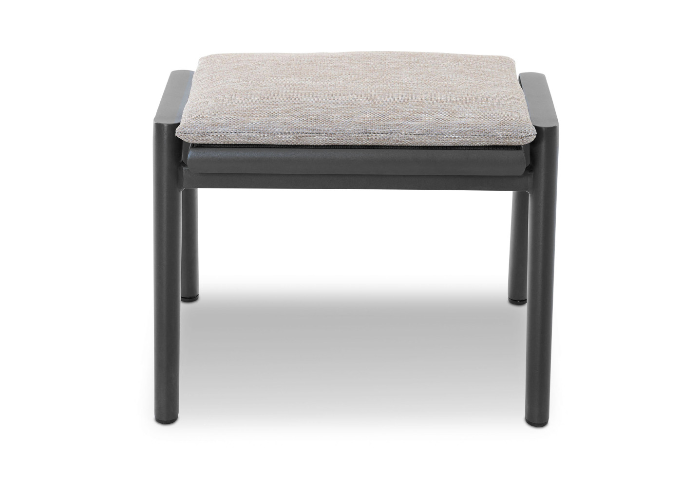 Hocker Latea in anthrazit, taupe, naturfarben