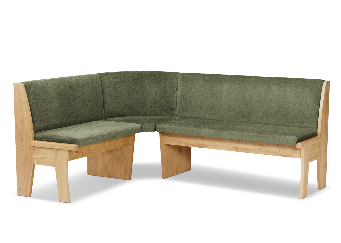Eckbank Belvano in braun,grün