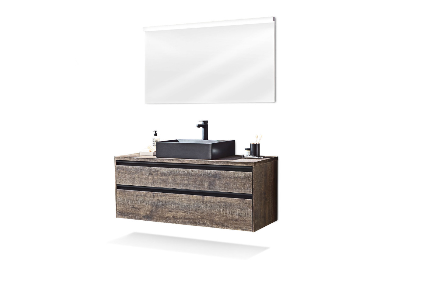 Badkombination MOLIRO in Cardiff Eiche