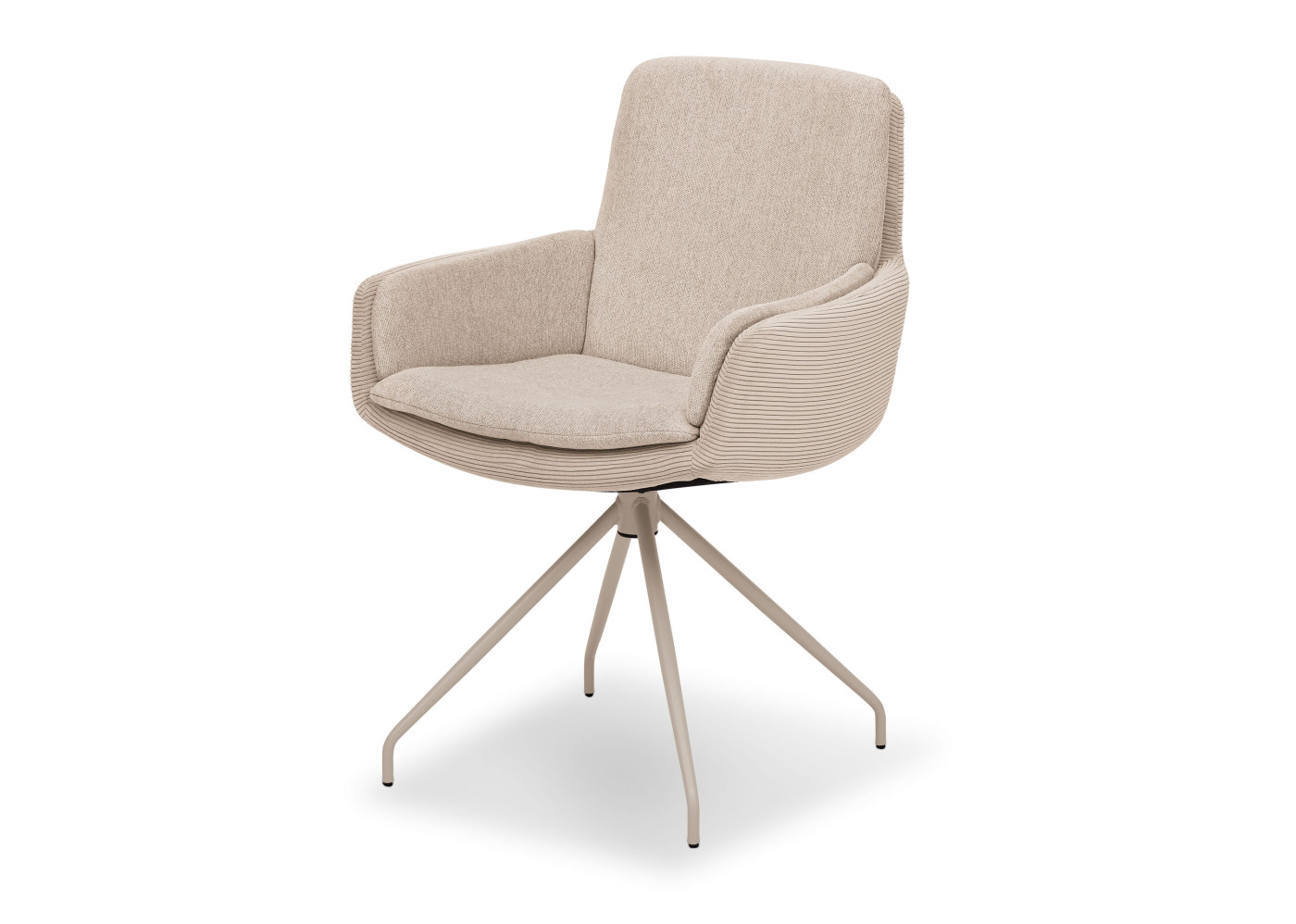 Armlehnstuhl Evoso Dining in beige