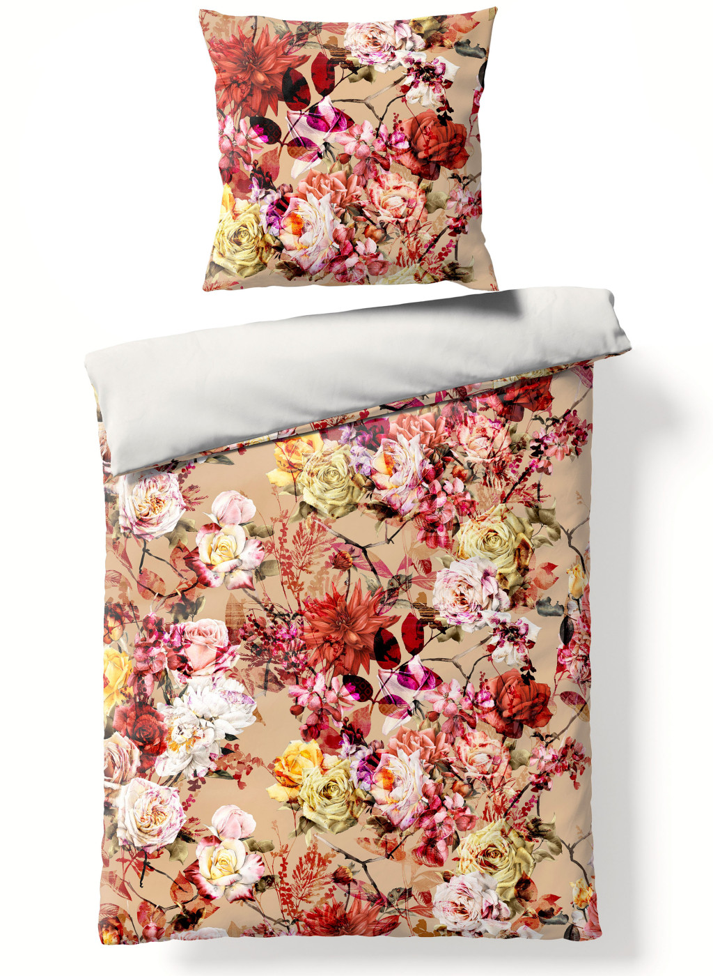 Bettwäsche Mako-Satin Munara in mehrfarbig