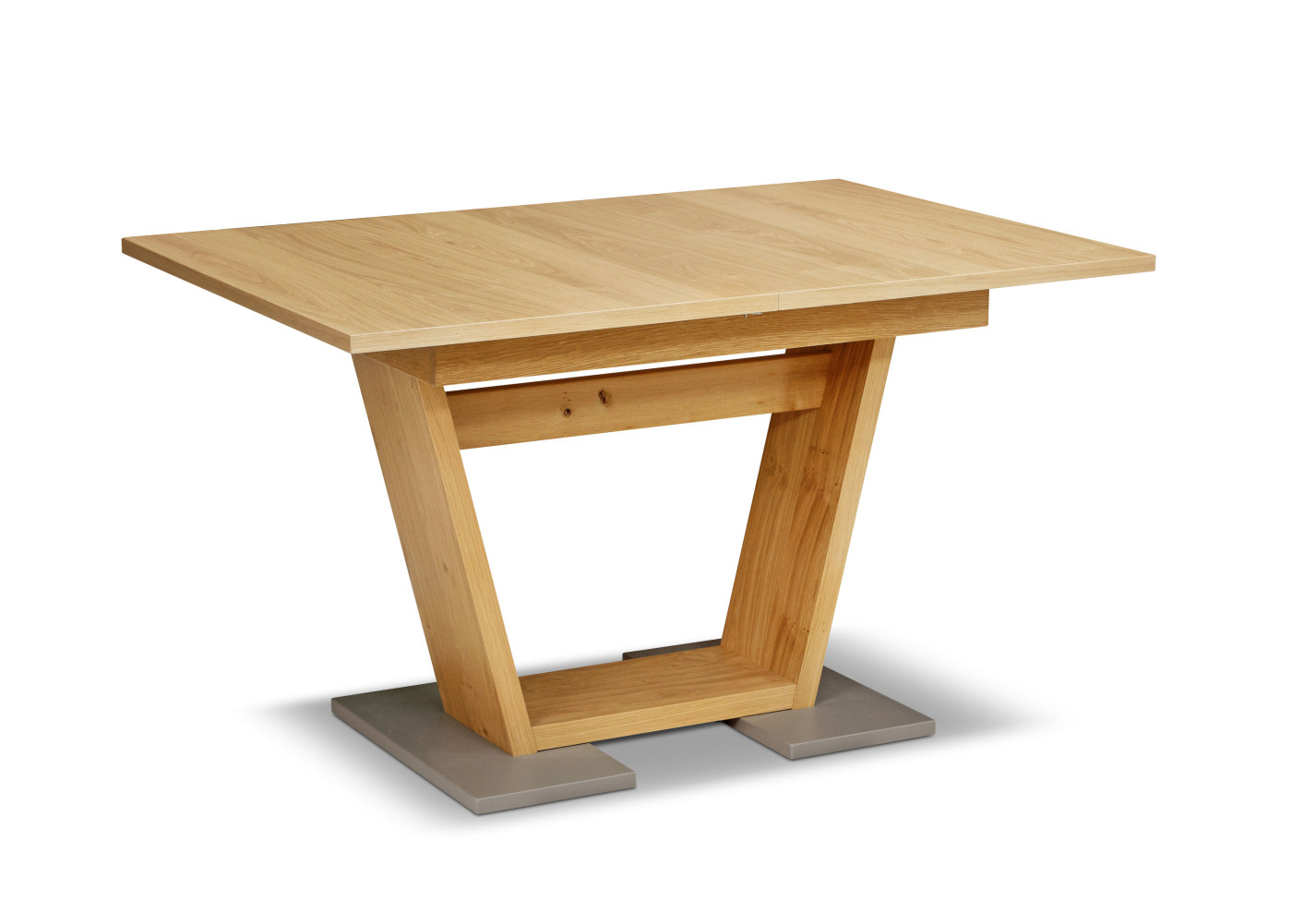 Säulentisch Belvano in grau,braun