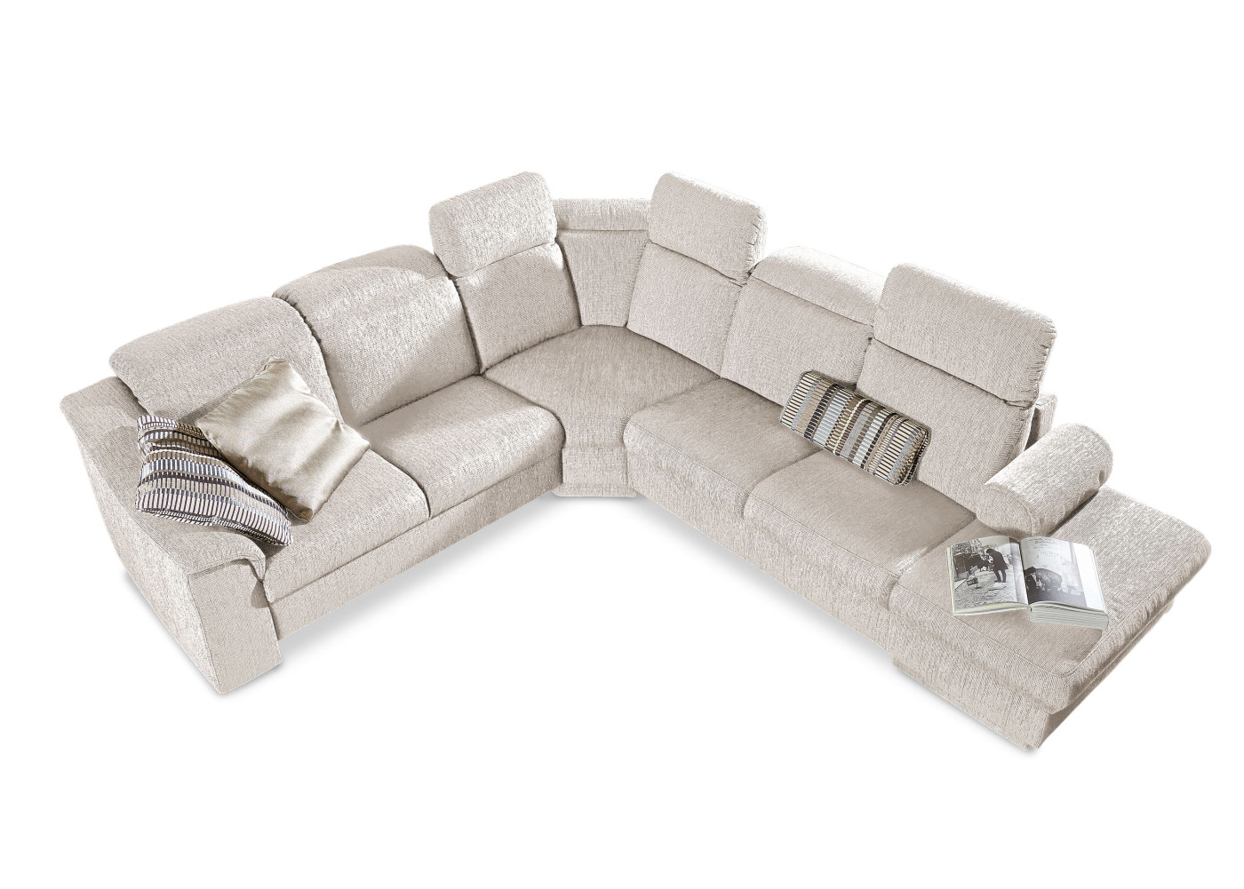 Wohnlandschaft FLOW in Q2uni kreide