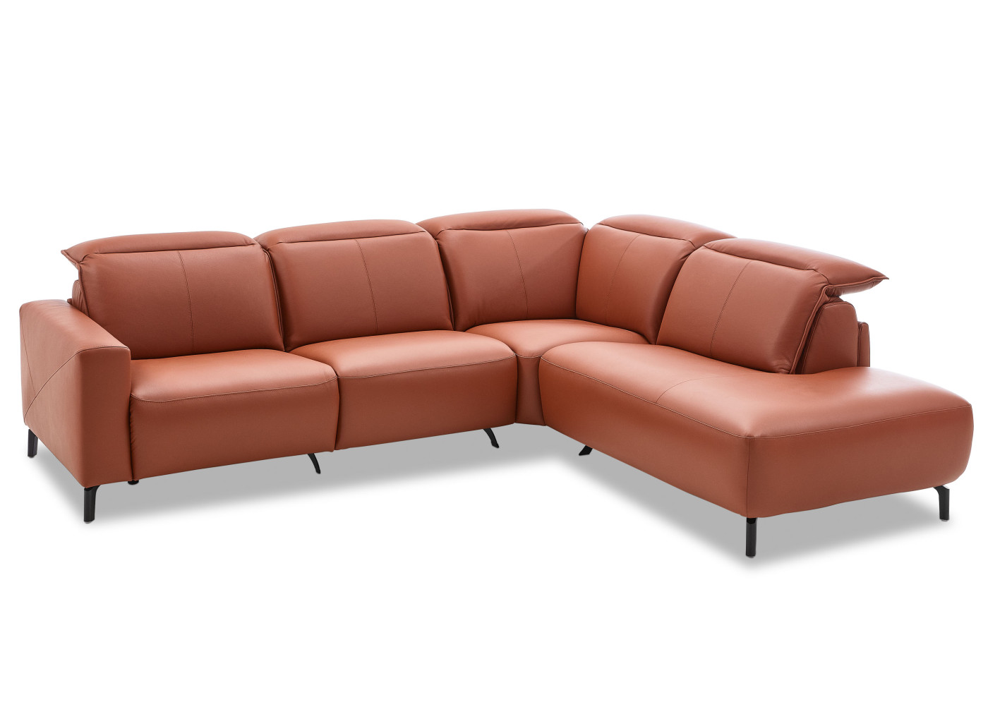 Eckgarnitur ENSEMBLE SALLIN in cognac