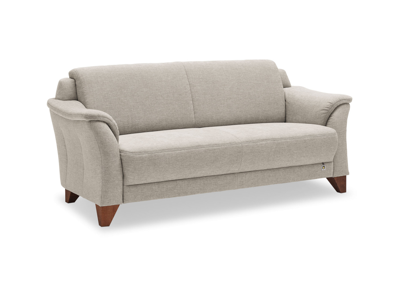 Sofa 3-sitzig QUADRA in silber