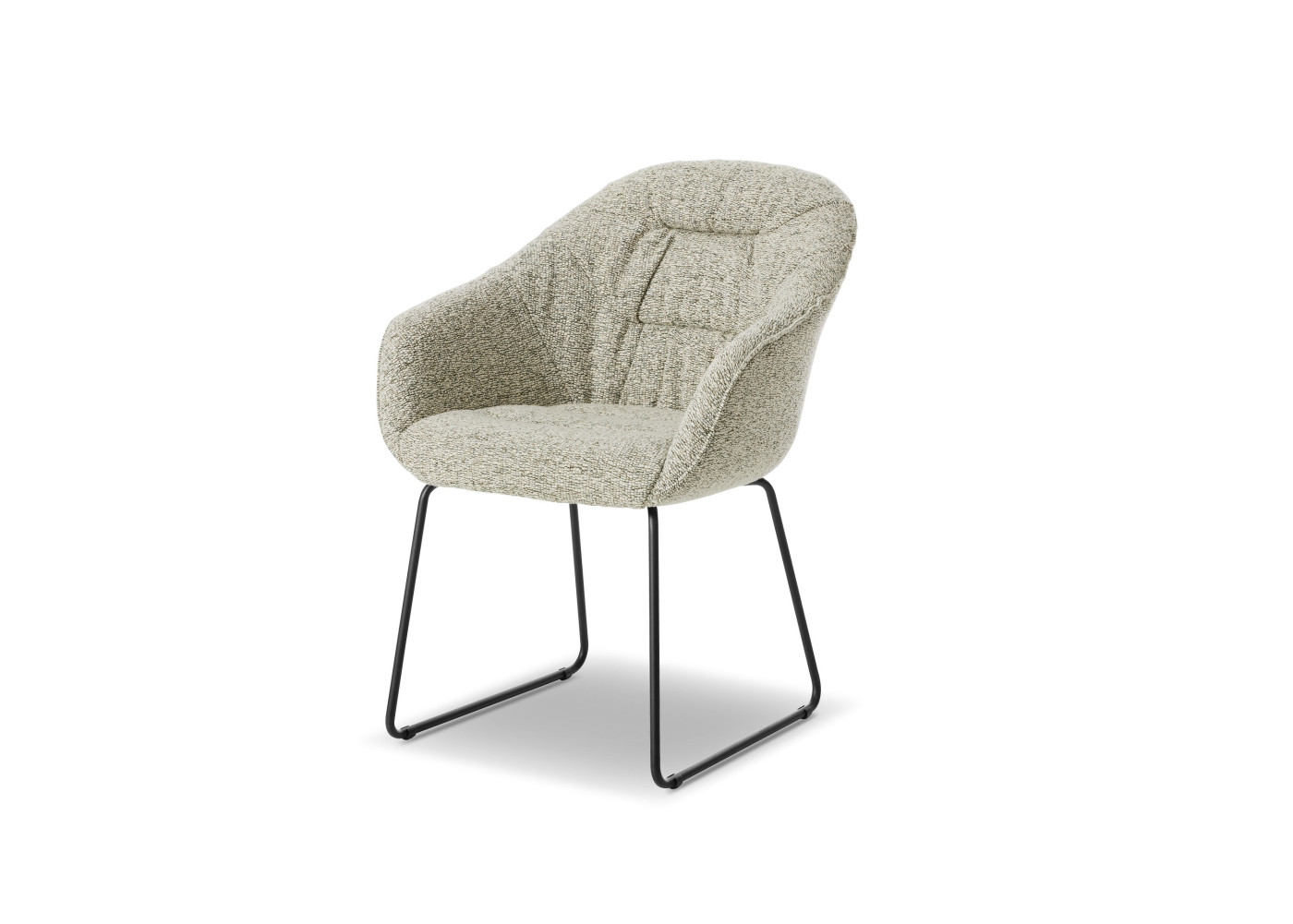 Armlehnstuhl MATORA in turtle melange