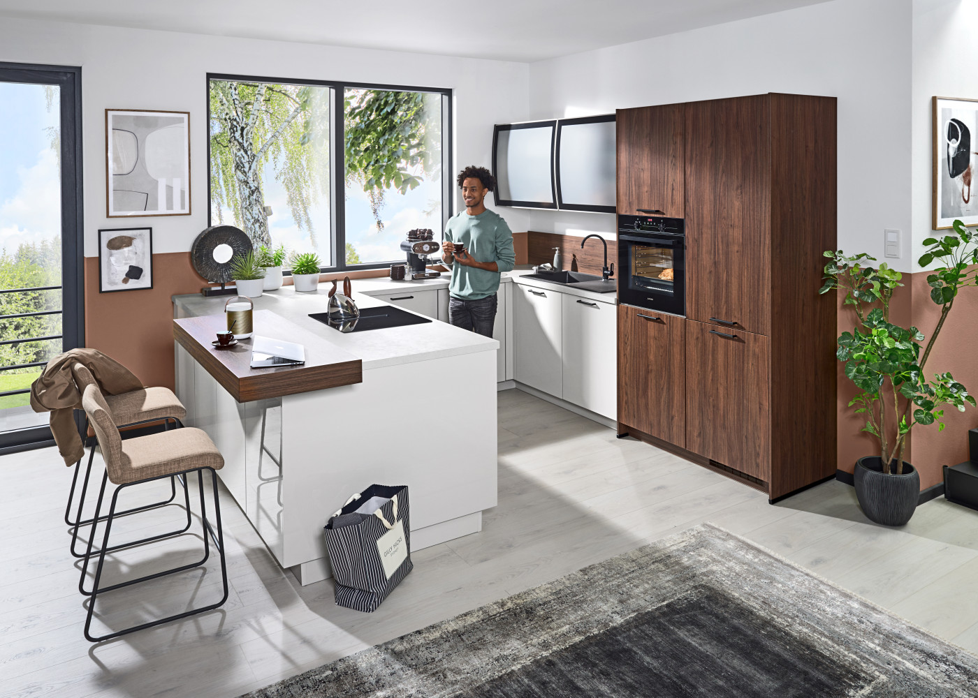 Küche FORST in Sand, Nussbaum