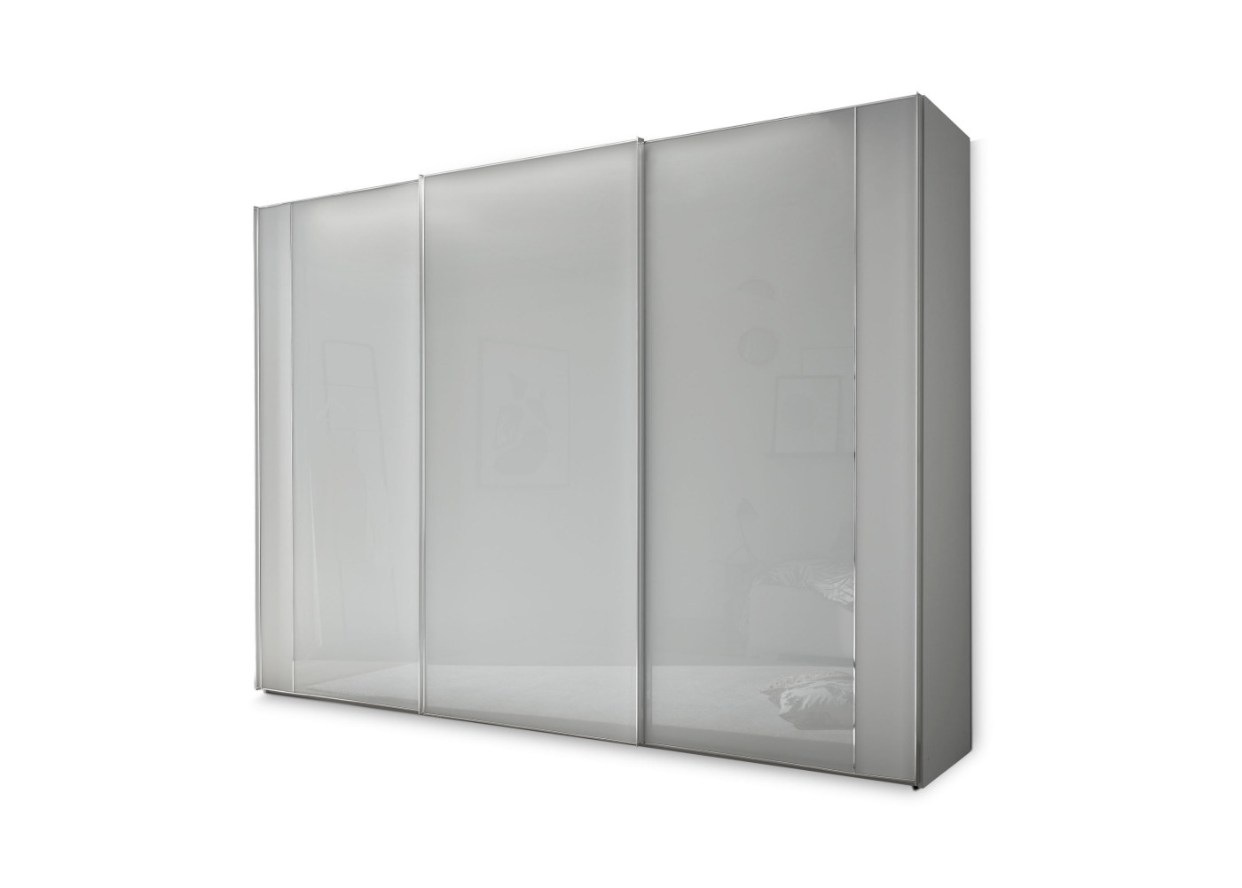 Schwebetürenschrank 3-trg. SERENADE in grau
