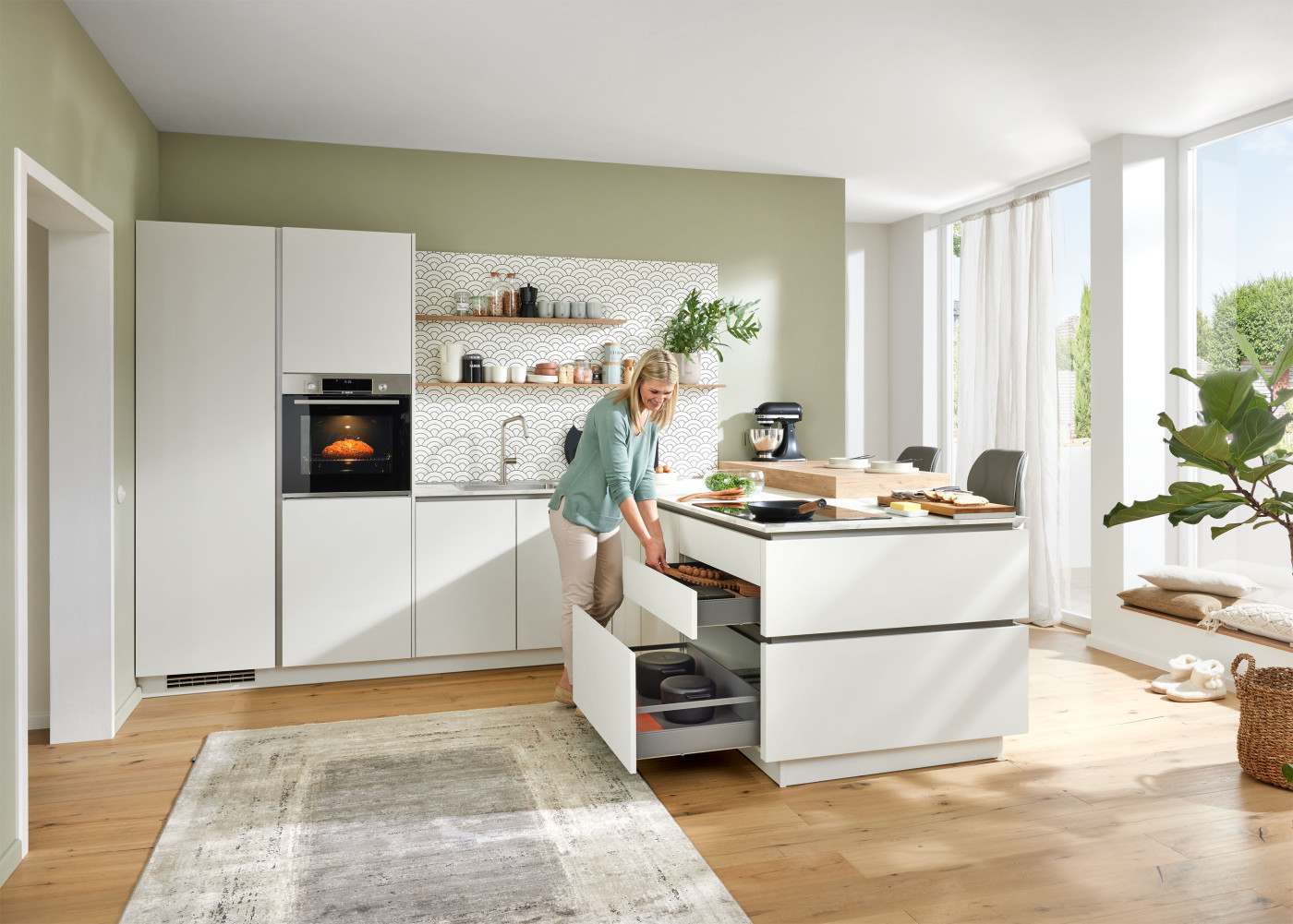 L-Küche ESILIA 968 in weiß