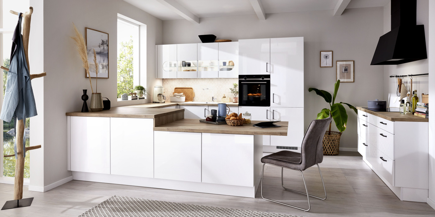 Küche Lumara in Alpinweiß