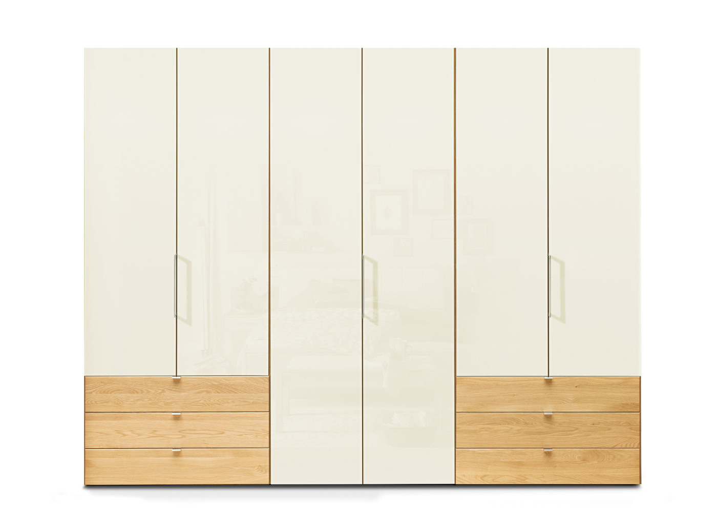 Kleiderschrank SERENA PLUS in eiche - champagner