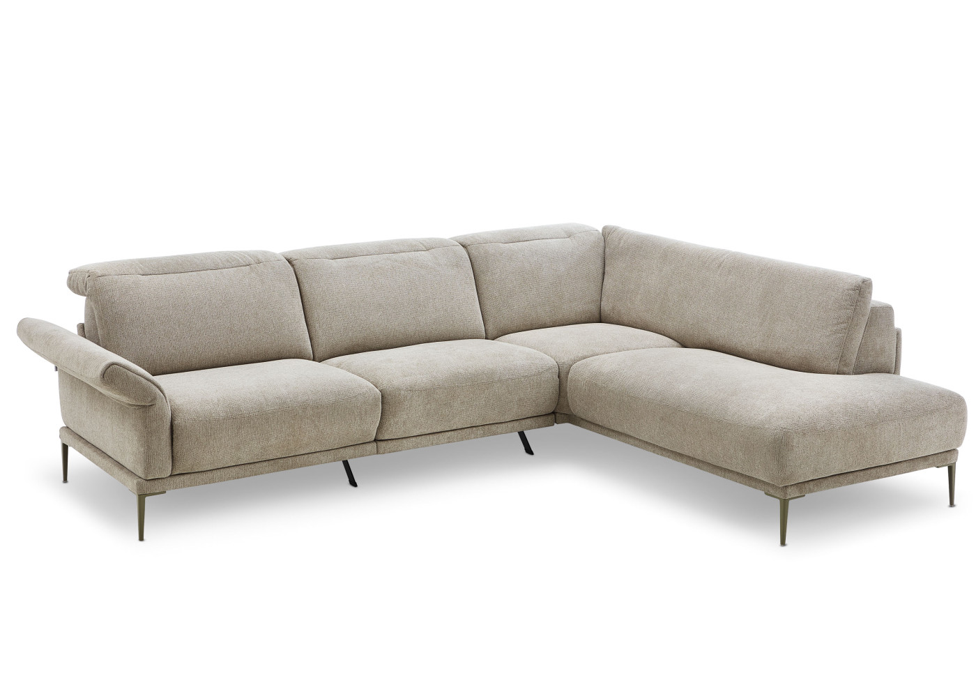 Eckgarnitur ENSEMBLE LILLIA in sage, Olive