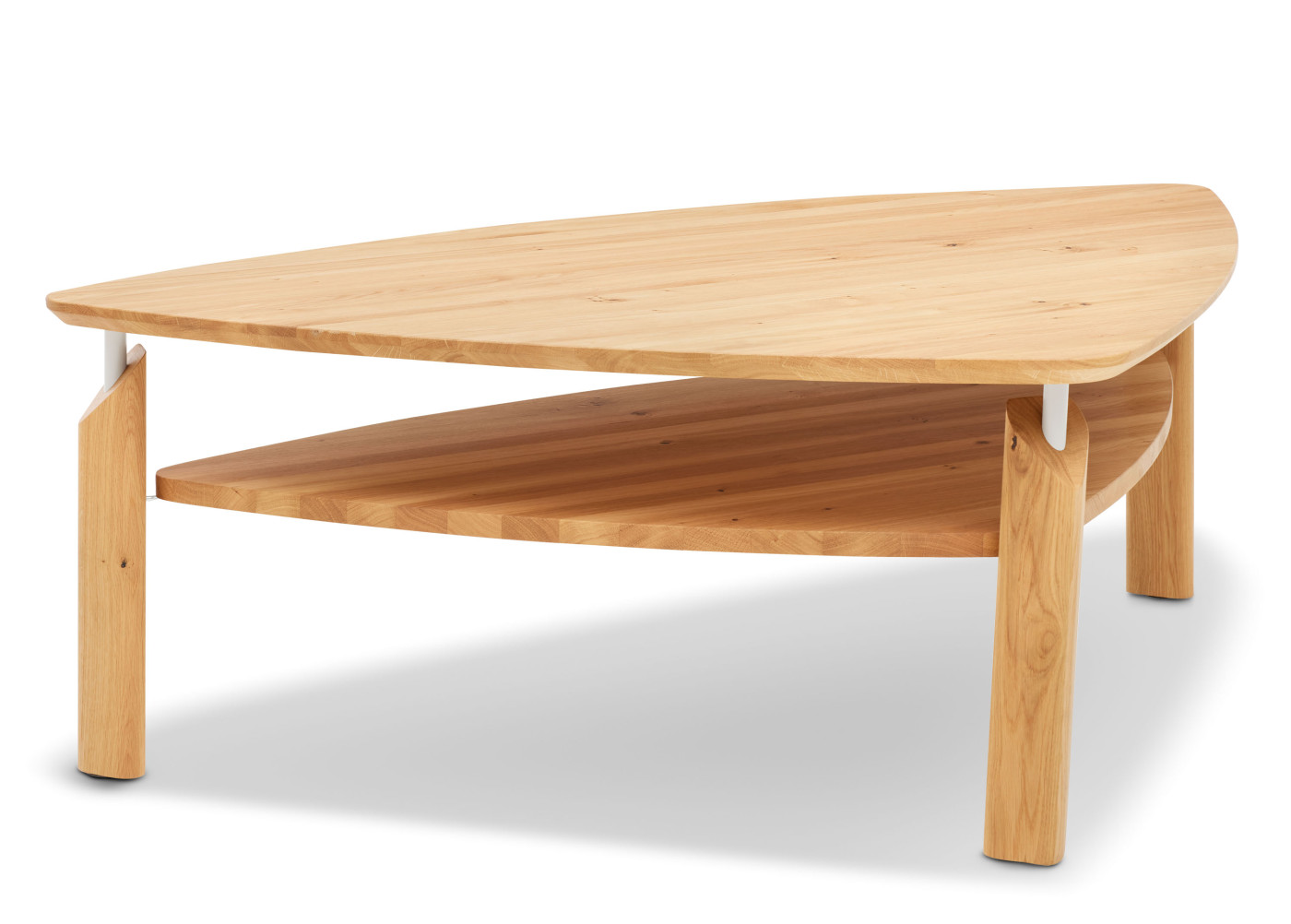 Couchtisch NURIS in Wildeiche Natur geölt, beige