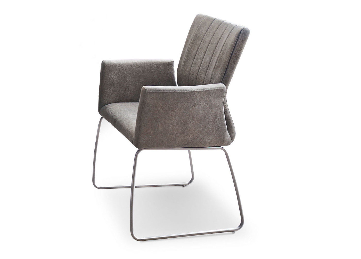 Armlehnstuhl MOKA in hellgrau