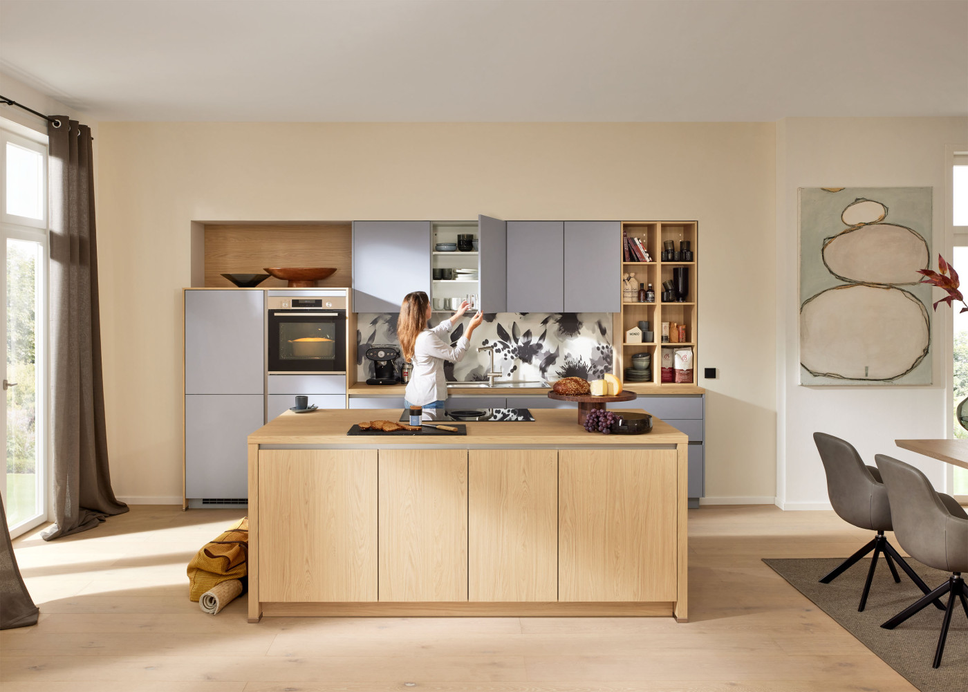 Inselküche SUNTA 485 in braun