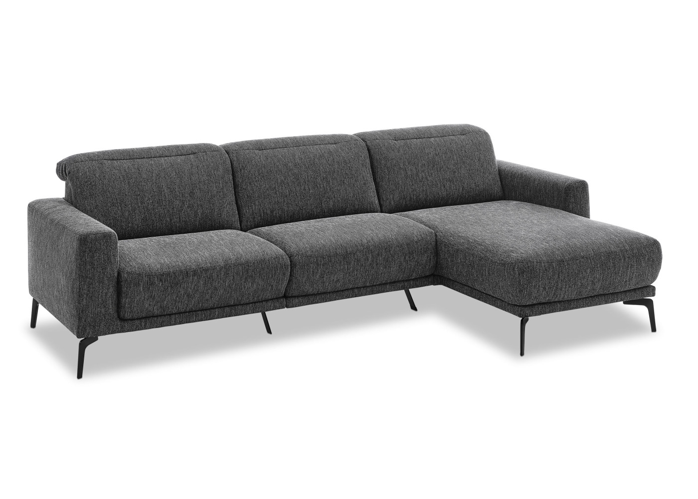 Longchairgarnitur ENSEMBLE SHIMA in black