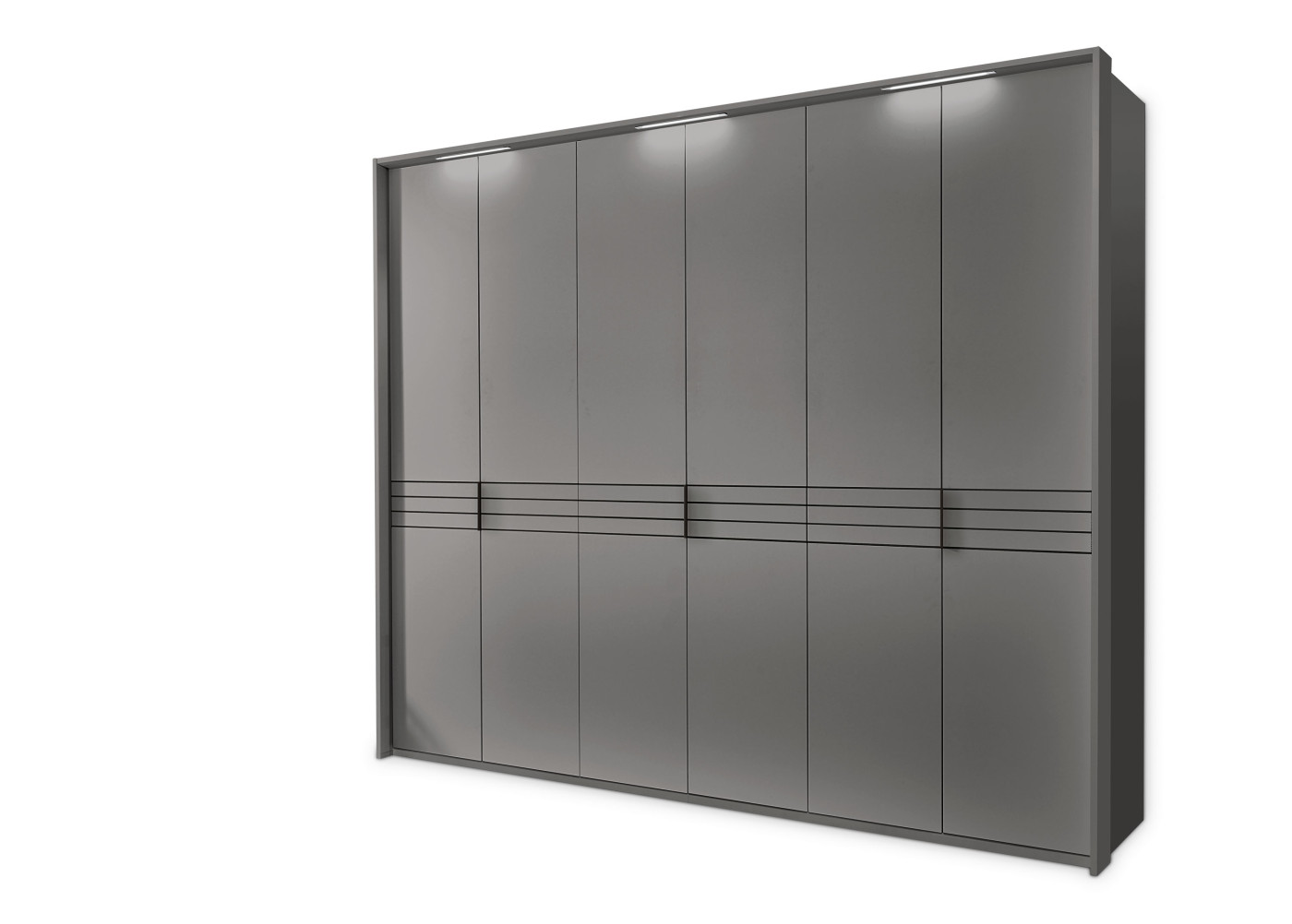 Drehtürenschrank 6-trg. AMADO in Manhattan