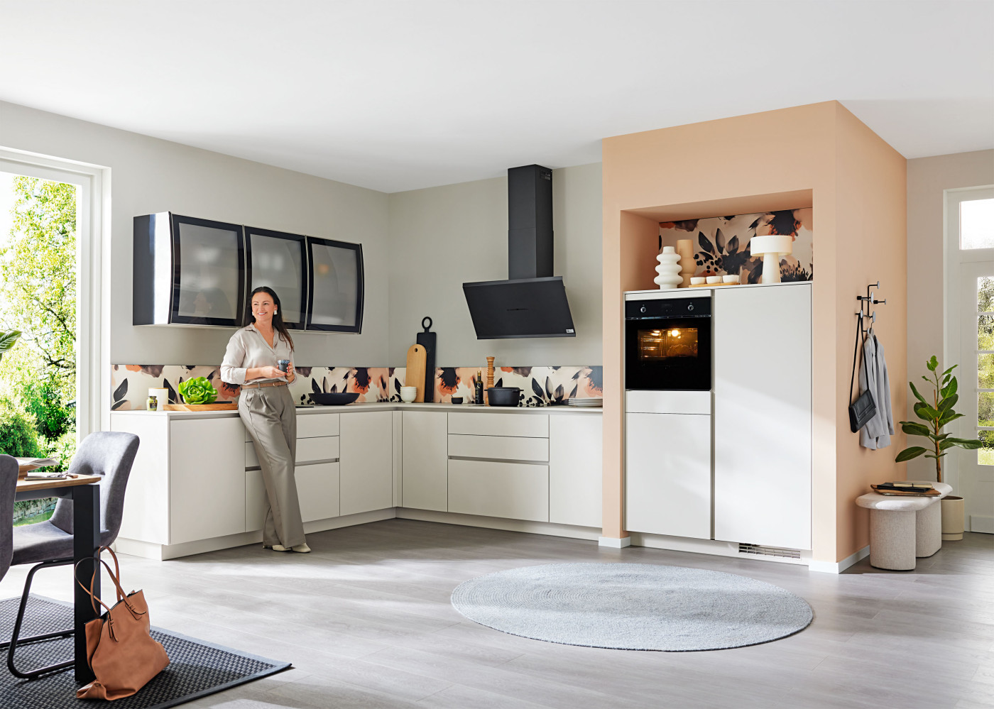 L-Küche Esilia in grau